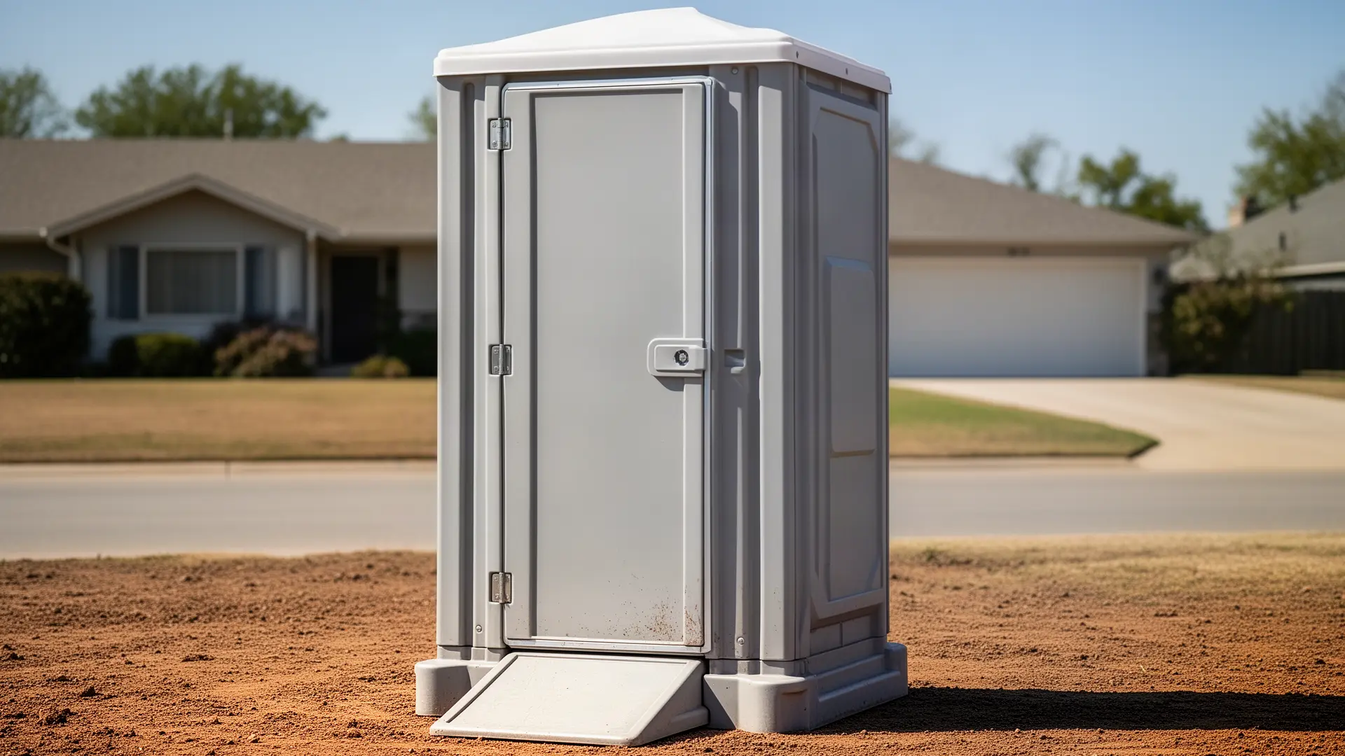 Clean porta potty unit from Ochoa & Son Porta Potty Rental in Dallas, TX
